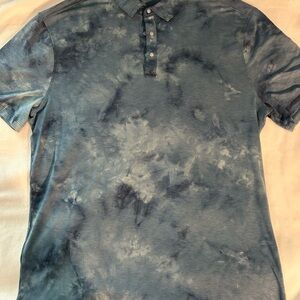 lululemon athletica Men's Polo in Blue Tie-Dye
